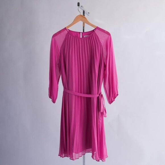NANETTE LEPORE Pleated Shirt Dress - Picture 2 of 11